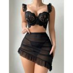 DHB Red Lingerie Skirt Set - Image 2