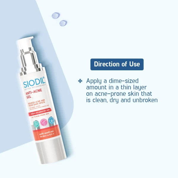 SIODIL ANTI-ACNE GEL 40ml - Image 6