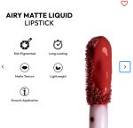 Herlan Airy Matte Liquid Lipstick-Bare Blush - Image 3